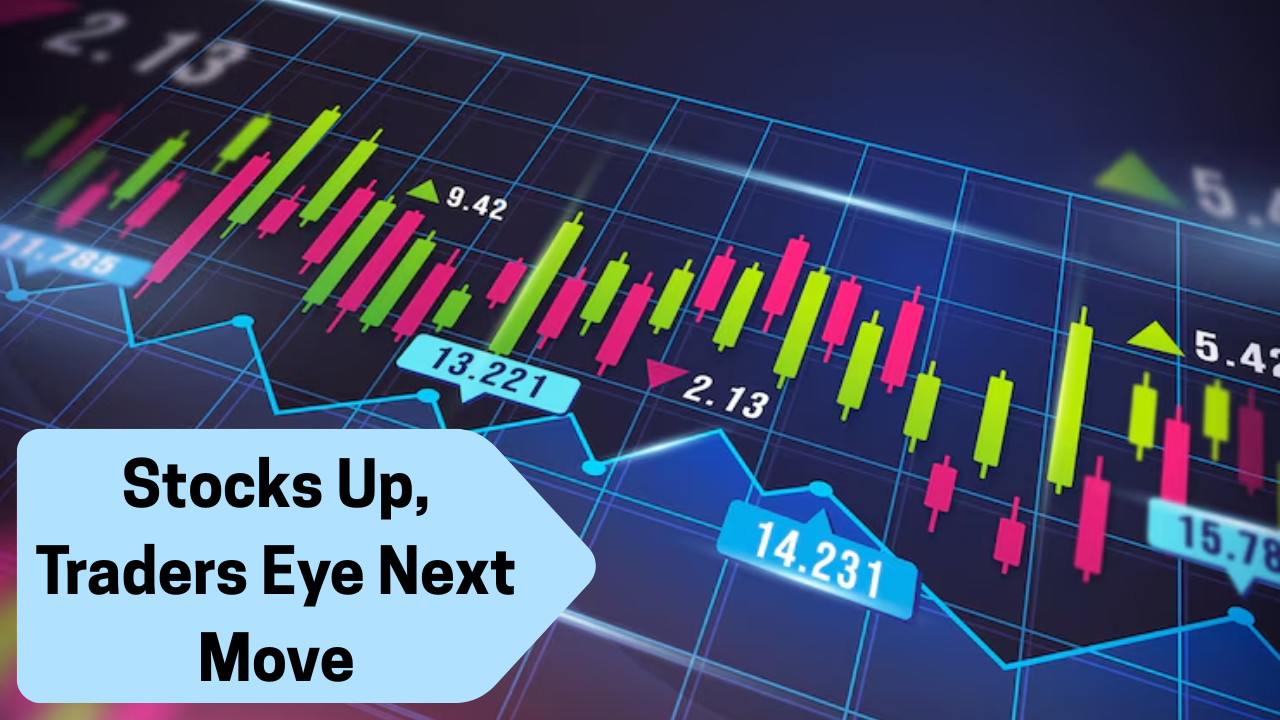 Gavel striking over stock market symbols like candlestick charts, microchips, cars, and financial graphs to show market impact.