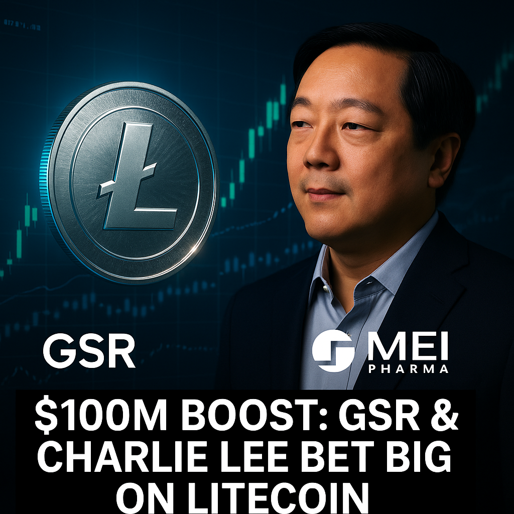 GSR and Charlie Lee Lead $100M Move