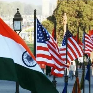 US and India Flags