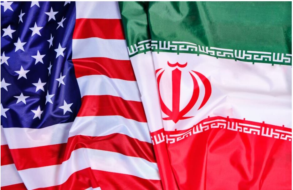 US and Iran Flags